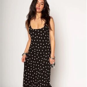 Black and White Polka Dot Dress